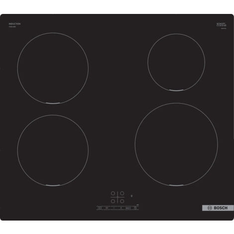 piano cottura a induzione 60 cm 4 fuochi nero - PUE611BB5E - bosch (1/10)