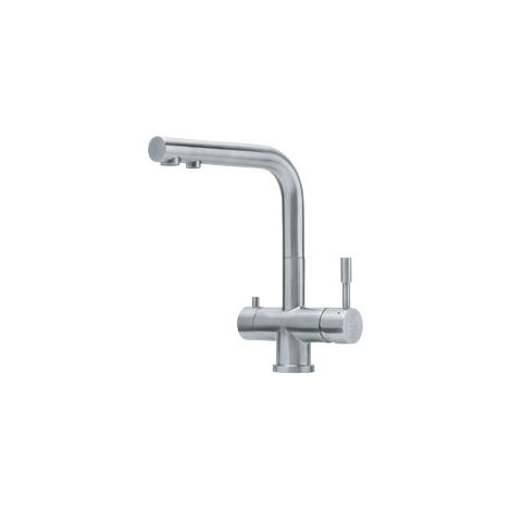 Franke Atlas Canna Girevole. Colore del prodotto: Acciaio inox, Materiale del rubinetto: Acciaio inox, Controllo del flusso d'acqua: Leva sanitaria. Altezza (max): 28,9 cm, Distanza ... - 120.0179.978 (1/5)