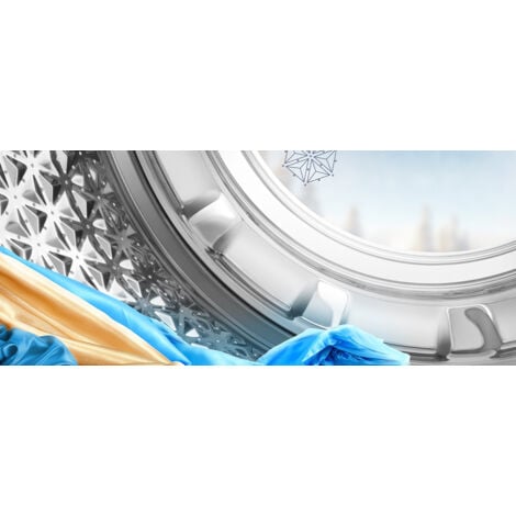 Hisense WFQP7012EVM. Tipo di carica: Caricamento frontale. Capacità cestello: 7 kg, Classe di efficienza della centrifuga: B, Silenziosità (centrifuga): 74 dB, Silenziosità (lavaggio): 60 dB, Veloc...
