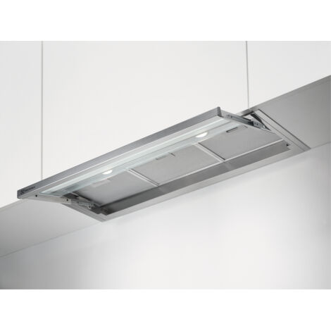 Electrolux LFP329X Cappa serie 300 LedLights 90 cm. Potenza massima di estrazione: 400 m³/h, Tipo di estrazione: Aspirante/Filtrante, Classe di efficienza dinamica del fluido: E. Tipo: Semintegrato... (1/5)