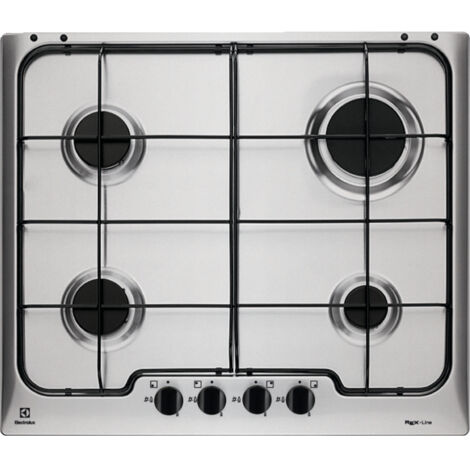 Electrolux Piano Cottura RGG 6242 OOX a Gas 4 Fuochi Gas Colore Acciaio Inox