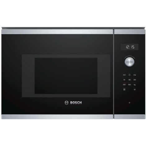 Bosch BFL524MS0 Forno Microonde Capacità 20 Litri Potenza 800 Watt Colore Nero / Inox
