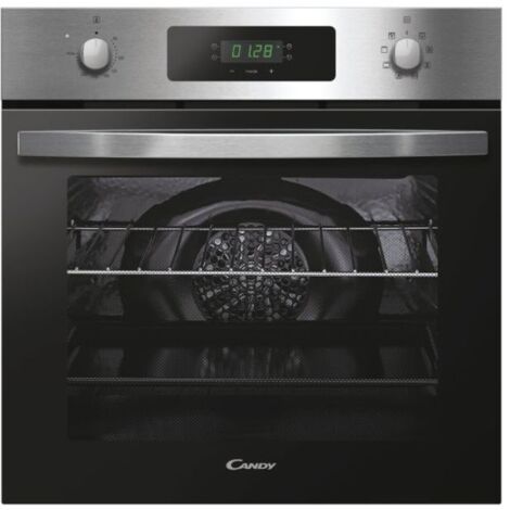 Candy Idea FIDC X605. Dimensione del forno: Media, Tipo di forno: Forno elettrico, Capacità interna forno totale: 65 L. Posizionamento dell'apparecchio: Da incasso, Colore del prodotto: Acciaio ino... (1/5)
