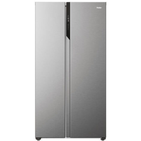 Haier SBS 90 Serie 5 HSR5918DNMP frigorifero side-by-side Libera installazione 528 L D Platino, Acciaio inox