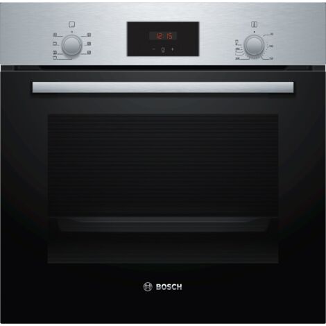 Bosch Serie 2 HBF133BR0 forno 66 L Nero, Acciaio inox