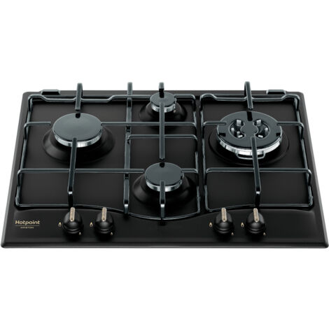 Hotpoint Piano Cottura PCN640TANR da Incasso 59 cm Gas 4 Fornelli Antracite