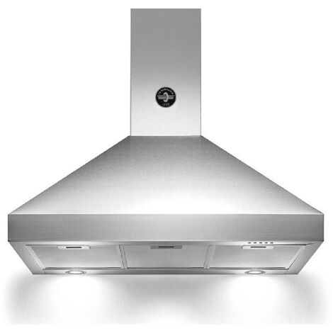 Bertazzoni La Germania K90AMHXA/19. Potenza massima di estrazione: 800 m³/h, Tipo di estrazione: Aspirante/Filtrante, Classe di efficienza dinamica del fluido: A. Tipo: Cappa aspirante a parete, Co...