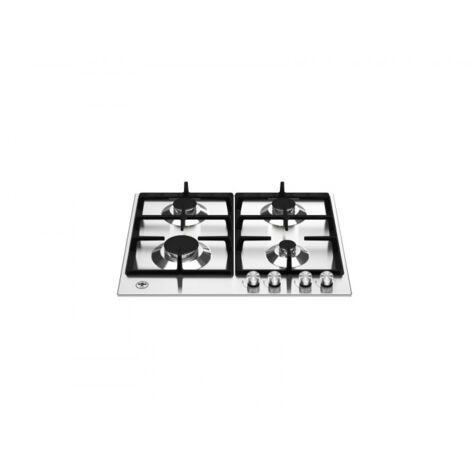 Bertazzoni La Germania P604LAGX. Colore del prodotto: Acciaio inox, Posizionamento dell'apparecchio: Da incasso, Dimensione della larghezza del piano cottura: 60 cm. Bruciatore piccolo: 1000 W, Bru...
