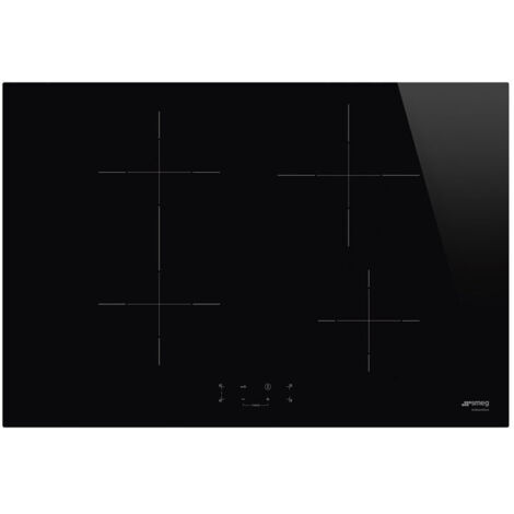 Smeg Universal SI1B2742D piano cottura Nero Da incasso 75 cm a induzione 4 Fornelli