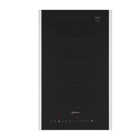 Neff T66SHE4L0 Piano Cottura A Induzione Autosufficiente 60 Cm - N70 Con Twist Touch - FlexInduction - Home Connect - Nero Con Telaio