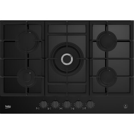 Beko HILW 75325 SDX. Colore del prodotto: Nero, Posizionamento dell'apparecchio: Da incasso, Dimensione della larghezza del piano cottura: 75 cm. Bruciatore piccolo: 1000 W, Bruciato... - HILW75325SDX