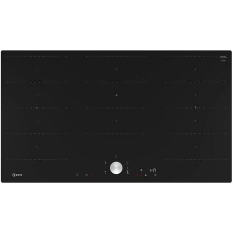 Neff T69PTX4L0. Colore del prodotto: Nero, Posizionamento dell'apparecchio: Da incasso, Dimensione della larghezza del piano cottura: 90 cm. Tipo di controllo: Manopola, Touch, Posizione di control... (1/5)