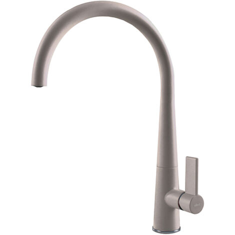 Rubinetto Miscelatore Cucina Elleci Athena Granitek Grigio Tortora MGKATH43