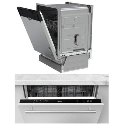 Midea MID60S101-IT. Posizionamento dell'apparecchio: A scomparsa totale, Dimensione: Dimensione massima (60 cm), Tipologia compartimento posate: Cestello. Numero di coperti: 12 copert... - MID60S101IT (1/2)