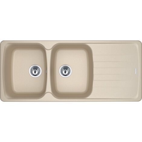 Lavello Franke Antea da incasso 116X50 2V Avena Gocciolatoio reversibile [114.0490.256]