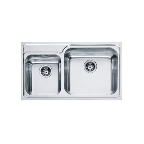 Franke GAX 620. Colore del prodotto: Acciaio inox, Numero di vasche per lavello: 2 ciotole, Dimensioni prima vasca (LxL): 450 x 400 mm. Larghezza: 860 mm, Profondità: 500 mm, Larghez... - 101.0017.507