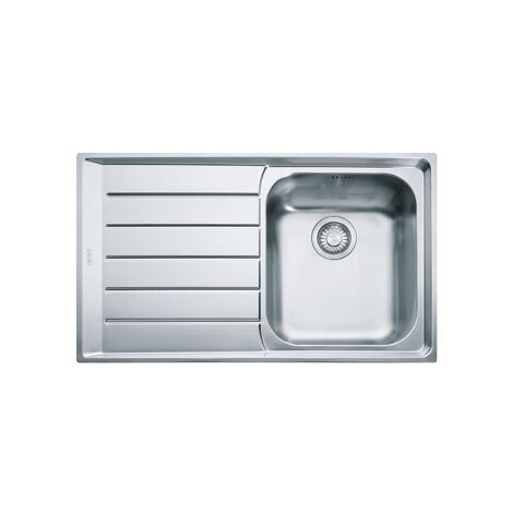Franke Lavello NEX211 SX 1 Vasca Gocciolatoio a Sinistra Dimensioni 86 x 51 cm Colore Inox Satinato Serie Neptune Filotop (1/2)