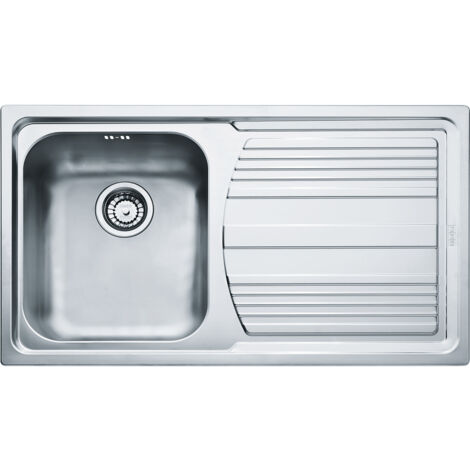 Franke LLL 611-L. Tipo di lavello: Lavello montato su piano, Forma del lavandino: Rettangolare, Materiale del lavandino: Acciaio inox. Larghezza: 500 mm, Profondità: 860 mm, Larghezz... - 101.0086.236 (1/2)