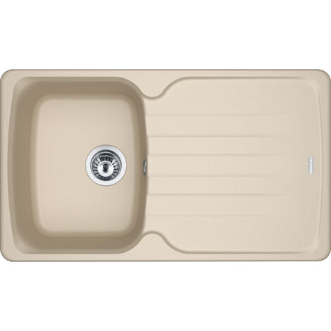 Franke Lavello Granite AZG 611-86 3 1-2 WWK REV Avena 1 Vasca + Scolapiatti Reversibile 86 cm 114.0489.933