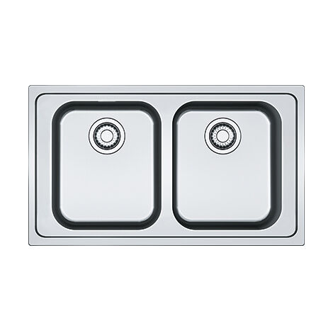 Franke SRX 620-86. Tipo di lavello: Lavello ad incasso, Forma del lavandino: Rettangolare, Materiale del lavandino: Acciaio inox. Larghezza: 860 mm, Profondità: 500 mm, Larghezza del... - 101.0356.666
