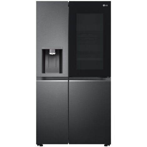 LG InstaView GSXV91MCAE Side by Side Door in DoorTM 635lt Classe energetica E. Posizionamento dell'apparecchio: Libera installazione, Design del prodotto: Porta americana, Colore del prodotto: Nero... (1/5)