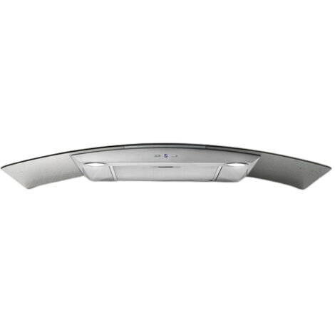 Elica PRF0150289 REEF IX-A-60 - Cappa a parete aspirante 60 cm, 600 m³-h, Classe A, 64 dB, Controllo elettronico 3 velocita' + intensiva, Filtro antigrasso in alluminio, Illuminazione LED 2x2,5 W, Acc
