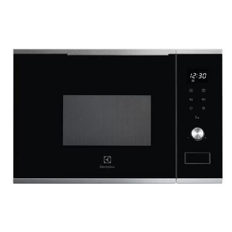 Electrolux KMSD203TMX Microonde con grill Da incasso 20 L 800 W Nero, Acciaio inox