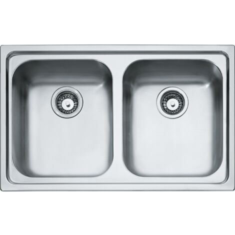 Franke Radar RRX 620. Tipo di lavello: Lavello ad incasso, Forma del lavandino: Rettangolare, Materiale del lavandino: Acciaio inox. Larghezza: 860 mm, Profondità: 500 mm, Altezza: 2... - 101.0053.243
