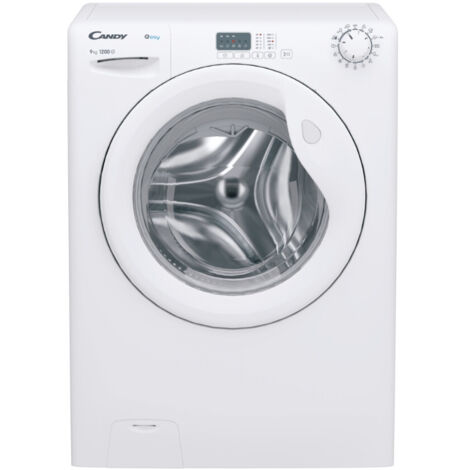 Candy Easy, Lavatrice Carica Frontale 9 KG, Classe B, 1200 giri, Bianco, EY291DW4/1-S. Tipo di carica: Caricamento frontale. Capacità cestello: 9 kg, Classe di efficienza della centrifuga: B, Silen... (1/4)