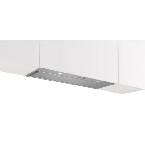 Bosch Serie 6 DLN87AC50. Potenza massima di estrazione: 600 m³/h, Tipo di estrazione: Aspirante/Filtrante, Classe di efficienza dinamica del fluido: A. Tipo: Integrato, Colore del prodotto: Acciaio... (1/5)