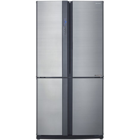 Sharp SJ-EX820F2SL. Posizionamento dell'apparecchio: Libera installazione, Design del prodotto: Porta francese, Colore del prodotto: Argento. Capacità netta totale: 605 L, Classe clim... - SJEX820F2SL (1/5)