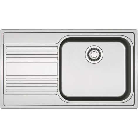 Franke RPX 611-86 LB. Tipo di lavello: Lavello ad incasso, Forma del lavandino: Rettangolare, Materiale del lavandino: Acciaio inox. Larghezza: 860 mm, Profondità: 500 mm, Larghezza ... - 101.0358.050 (1/2)