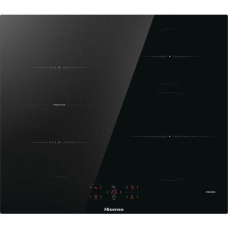 Hisense HI621FM piano cottura Nero Da incasso 59.5 cm Piano cottura a induzione 4 Fornelli (1/5)