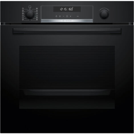Bosch Serie 6 HBG578BB3 Forno multifunzione Pirolitico Air Fry Nero Classe A+. Dimensione del forno: Media, Tipo di forno: Forno elettrico, Capacità interna forno totale: 71 L. Posizionamento dell'... (1/5)