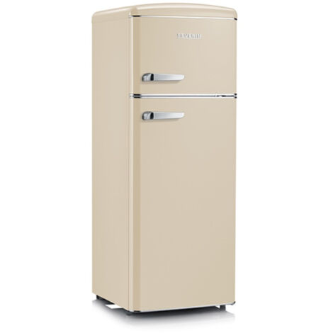 Frigorifero Retrò doppia porta Severin Crema RKG 8933