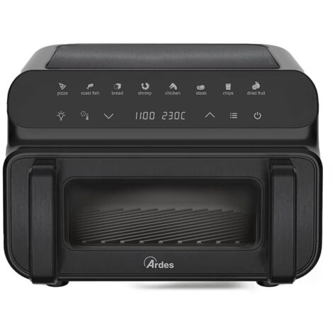 Ardes ARFRYA09GP friggitrice Singolo 10 L Indipendente 2000 W Friggitrice ad aria calda Nero