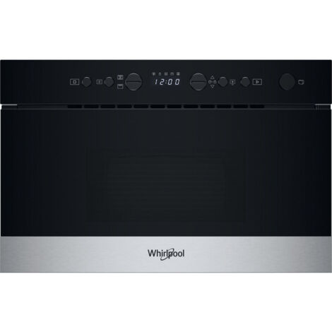 Whirlpool WMN574BX. Posizionamento dell'apparecchio: Da incasso, Tipo di prodotto: Microonde con grill, Capacità interna: 22 L, Potenza Microonde: 750 W, Display incorporato, Tipo di display: LED, ...