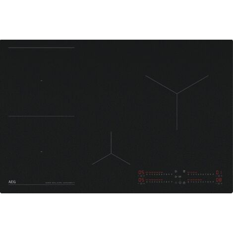 AEG TI84IB30IZ piano cottura Nero Da incasso 80 cm Piano cottura a induzione 4 Fornelli