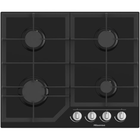 GG643B piano cottura Nero Da incasso 60 cm Gas 4 Fornello(i)