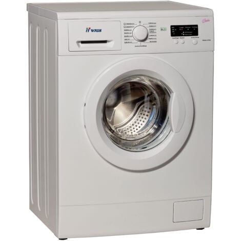 ITWASH G812. Tipo di carica: Caricamento frontale. Capacità cestello: 8 kg, Silenziosità (centrifuga): 74 dB, Velocità di centrifuga massima: 1200 Giri/min. Colore del prodotto: Bianco. Larghezza: ...