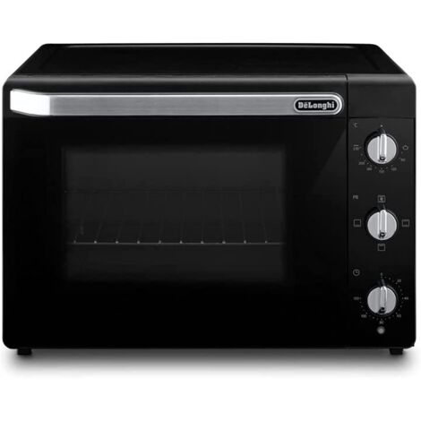 De’Longhi EO40112.BK. Dimensione del forno: Piccola, Tipo di forno: Forno elettrico, Capacità interna forno totale: 40 L. Colore del prodotto: Nero, Tipo di controllo: Manopola, Mate... -  - EO40112BK