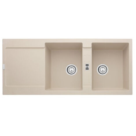 Franke Lavello MRG621SH 2 Vasche Gocciolatoio Reversibile Dimensioni 116 x 50 cm Colore Sahara Serie Maris