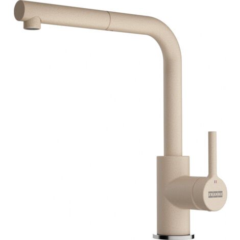 Franke LINA L. Tipo di beccuccio: Standard, Colore del prodotto: Beige, Materiale del rubinetto: Ottone. Altezza (max): 28,4 cm, Altezza sopra la superficie di fissaggio (max): 28,4 ... - 115.0728.489 (1/3)
