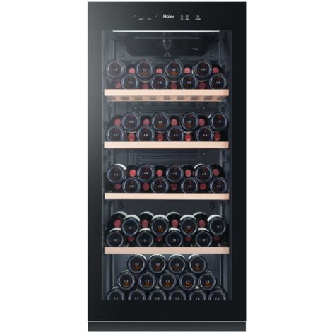 Haier HWS116GAE Cantinetta vino con compressore Libera installazione Nero 116 bottiglie
