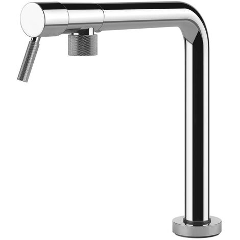 Foster Margot. Tipo di beccuccio: Standard, Colore del prodotto: Acciaio inox, Materiale del rubinetto: Ottone. Altezza sopra la superficie di fissaggio (max): 27,8 cm, Di... - 8524000 - FOSTER 852400 (1/2)