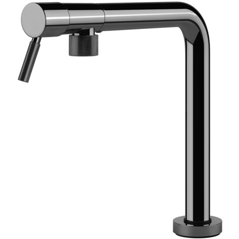 Foster Margot. Tipo di beccuccio: Standard, Colore del prodotto: Nero, Materiale del rubinetto: Ottone. Altezza sopra la superficie di fissaggio (max): 27,8 cm, Distanza tra foro d... - FOSTER 8524006 (1/2)