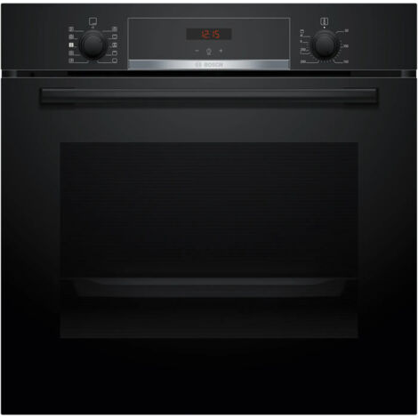 Bosch Serie 4 HQA534EB3. Dimensione del forno: Media, Tipo di forno: Forno elettrico, Capacità interna forno totale: 71 L. Posizionamento dell'apparecchio: Da incasso, Colore del prodotto: Nero, Ti...