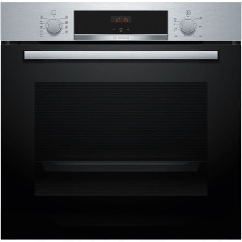 Bosch Serie 4 HBA514ES3 forno 71 L 3400 W Nero, Acciaio inox