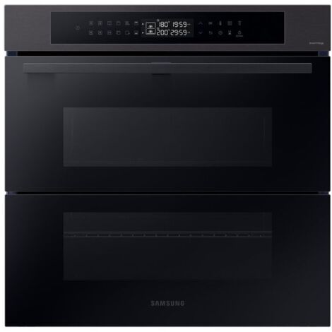 Samsung Forno Dual Cook Flex&x2122 Serie 4 76L NV7B4340UBB. Dimensione del forno: Largo, Tipo di forno: Forno elettrico, Capacità interna forno totale: 76 L. Posizionamento dell'apparecchio: Da i...