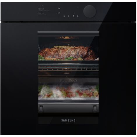 Samsung NV75T8549RK Forno ad incasso Dual Cook Infinite Line 75L A+ Vetro nero. Dimensione del forno: Media, Tipo di forno: Forno elettrico, Capacità interna forno totale: 75 L. Po... - NV75T8549RK/ET